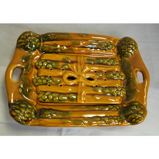 Vintage Asparagus Serving Platter - 3 Piece For Sale - Image 4 of 11