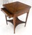 Theodore Alexander One Drawer Leather Top Folding Top Game Table MINT For Sale - Image 9 of 18