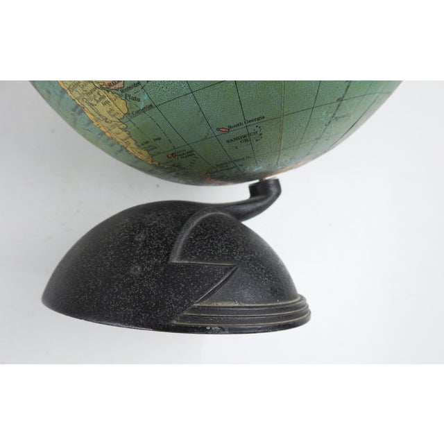 Metal Vintage 1930s Replogle 7 In. Big Dipper World Globe For Sale - Image 7 of 12