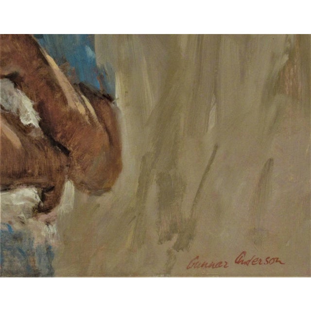 Gunnar Donald Anderson, Young Girl with Her Cat For Sale In San Francisco - Image 6 of 8