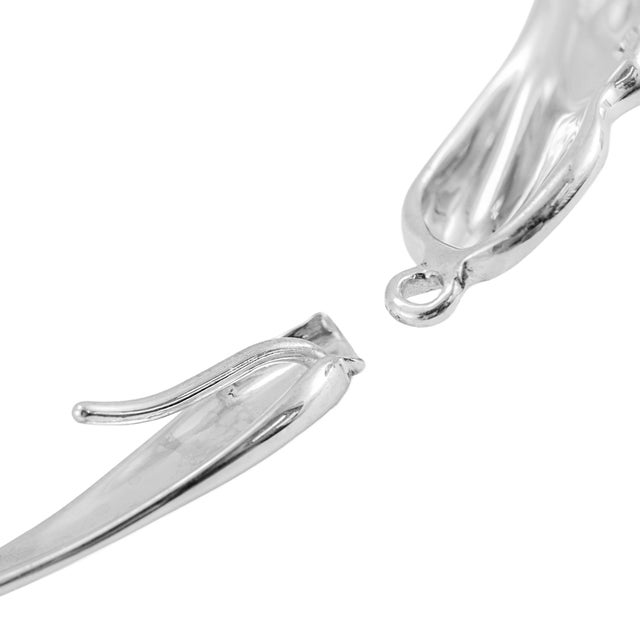 Early 21st Century Tiffany & Co. Elsa Peretti Sterling Silver Detachable Scorpion Pendant Necklace For Sale - Image 5 of 8