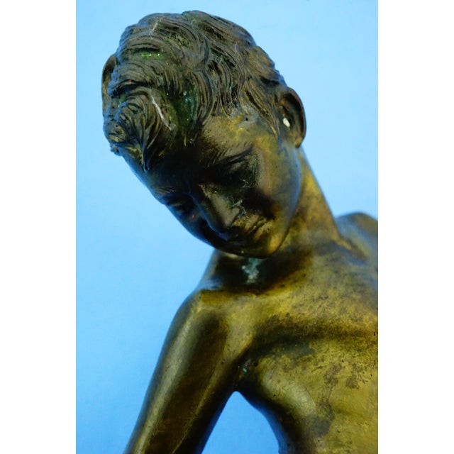 De Lotto, Nude Boy Bitten by a Crab, 1800s, Bronze For Sale - Image 15 of 18