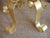 Gold Vintage Italian Gold Leaf Gilded Iron & Marble Top End Side Tables Pair Of, 1960's For Sale - Image 8 of 10