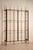 Gate in iron, glass, and brass, designed by andré arbus for expertise, of french origin, dated 1940. A rare and elegant...