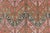 Vintage Embroidered Kilim Jajeem Rug in Green, Red, Charcoal, Blue and Lavender For Sale - Image 9 of 13