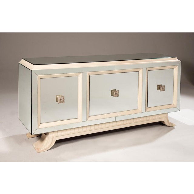 French Art Deco Mirror Sideboard, 1940s For Sale - Image 18 of 18
