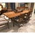 Oak Parquetry Extending Dining Table For Sale In Greensboro - Image 6 of 8
