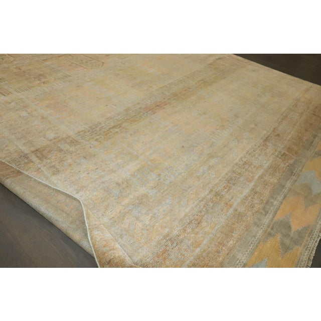 Neutral Antique Persian Balouch Rug - 7'2" x 13'6" For Sale - Image 9 of 11