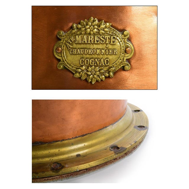 Copper Alambic from Maresté Cognac For Sale - Image 3 of 6