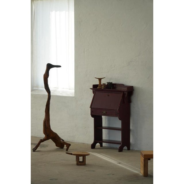 French Artist, Abstract Organic Carved Bird Form, 1960s, Wood For Sale - Image 13 of 18