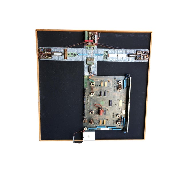 1980s Abstract "Stations of the Cross" Untitled 1 Artography Wall Sculpture by Pasqual Bettio For Sale - Image 5 of 6