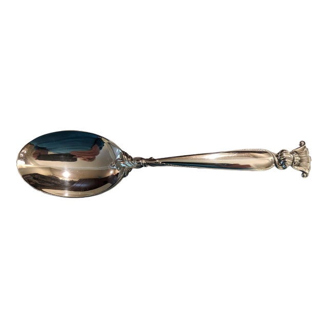 Sterling Silver Wallace "Romance of the Sea" Tablespoon, No Monogram For Sale