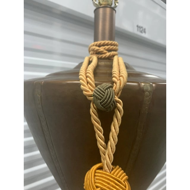 Vintage 1980’s Faux Finished Lamp Base For Sale In Dallas - Image 6 of 9