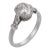 1920s Art Deco Inspired Gia 1.57 Carat Old Mine Cut Diamond Platinum Engagement Ring, Size 5.75 For Sale