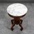 Unique compact round cocktail side table / pedestal table with marble top surface. Unique and well made with high quality...
