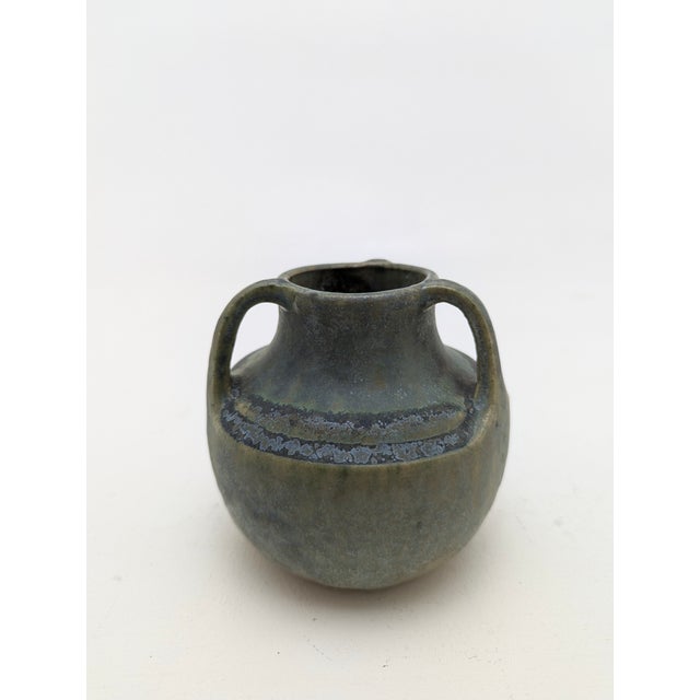 Small French Art Nouveau Henkel Vase by Emile Mosseux, 1890s For Sale - Image 3 of 12