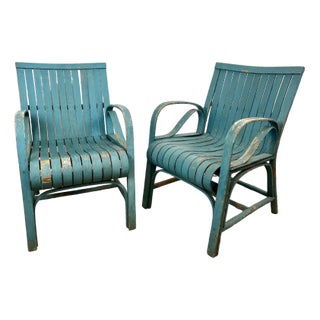 Set of Vintage Garden Chairs For Sale