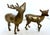 Vintage Brass Deer Figurines - Set of 2 For Sale In Dallas - Image 6 of 11