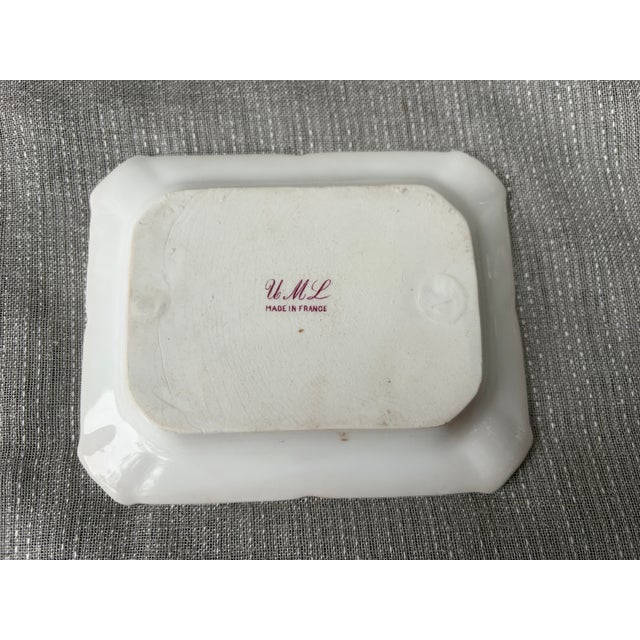 Vintage Porcelain French Gordon Rouge Champagne Catchall Ashtray For Sale - Image 9 of 11
