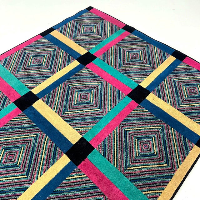 Vintage Wool Rug from Missoni, 1980s For Sale - Image 6 of 7