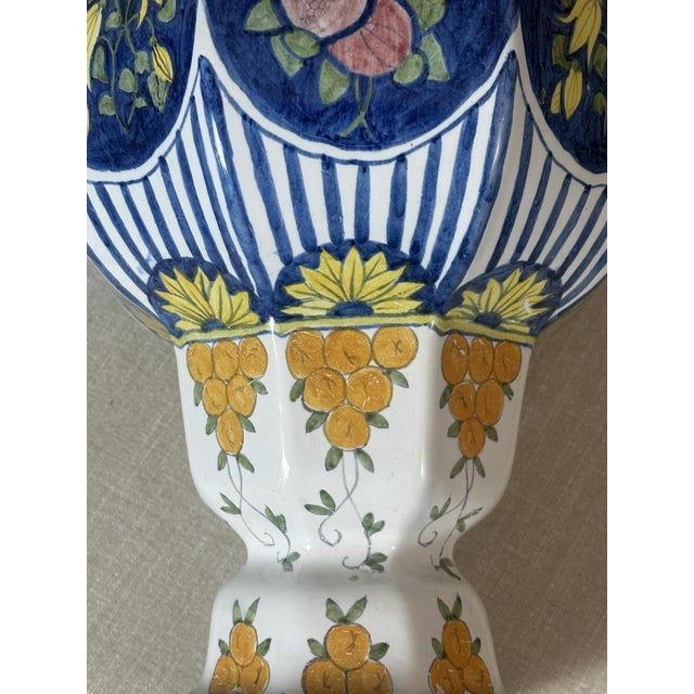 Vintage Vase in Polychrome, 1925 For Sale - Image 9 of 14