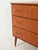 1950s Scandinavian Chest of Drawers in Teak and Mahogany with Brass Inserts, 1950s For Sale - Image 5 of 8