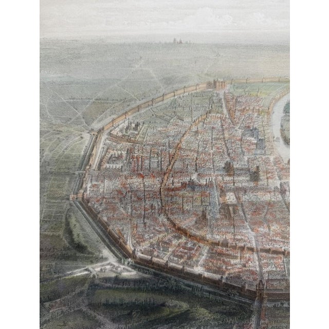 19th Century Félix Benoist Lithograph "Paris Under Francis I" For Sale - Image 4 of 12