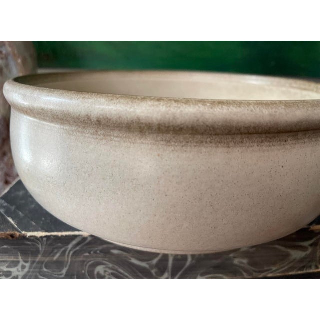 English Mid 20th Century English Lavender Stoneware 7.25” Serving Bowl by Denby For Sale - Image 3 of 7