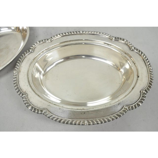 Vintage Sheffield Victorian Silver Plated Covered Vegetable Serving Dish For Sale - Image 9 of 12