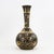 Black and Gold Lacquerware Vase With Floral Motif For Sale - Image 10 of 10