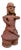 Vintage Japanese Terracotta Haniwa Sentry, 1950 For Sale