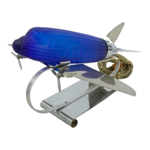 Vintage 1970s Sarsaparilla Deco Designs Airplane Lamp