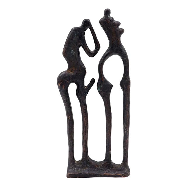 Klausvan De Locht Bronze Sculpture, 1980s For Sale