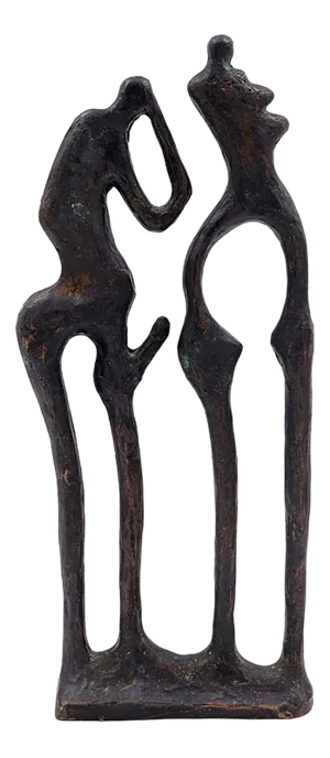 Klausvan De Locht Bronze Sculpture, 1980s