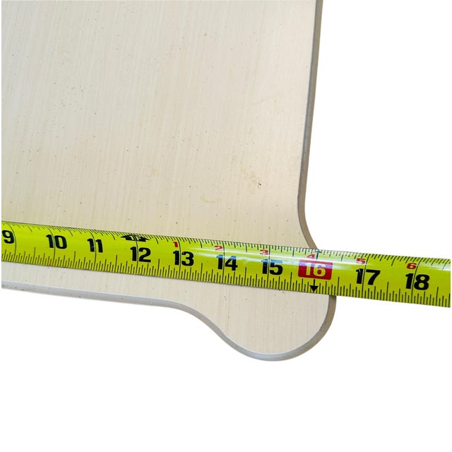 Vintage Henry Link Bali Hai Faux Bamboo Nightstand – Original Cream Finish For Sale - Image 11 of 12