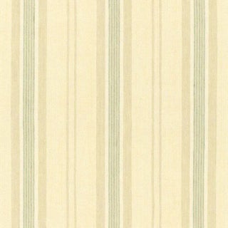 Sample - Schumacher Sagaponic Linen Stripe Fabric in Linen For Sale