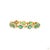 2.51 Carat Round Brilliant Cut Diamond Emerald Gold Bracelet For Sale - Image 9 of 9