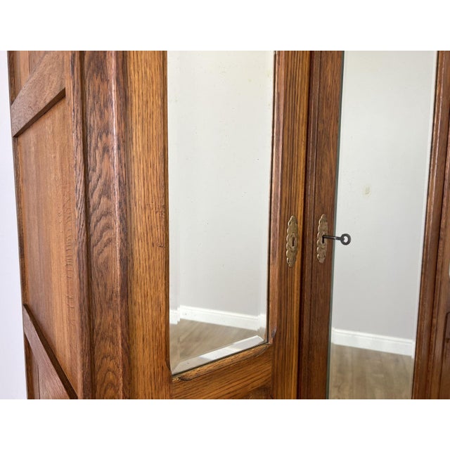 French Wardrobe in Oak For Sale - Image 5 of 18