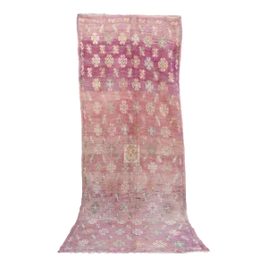 Moroccan Lavender Purple Rug - 5'4" X 13'8" Ft