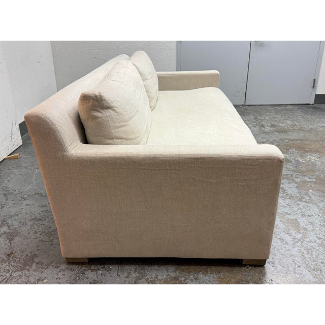 Restoration Hardware Restoration Hardware Belgian Track Arm Sofa For Sale - Image 4 of 12