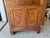Vintage Tiger Maple Corner Cabinet Circa 1937 For Sale - Image 16 of 16