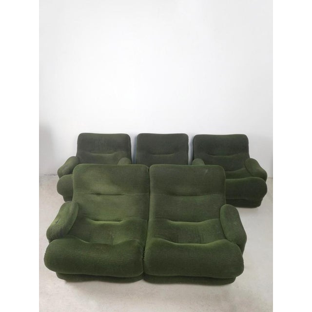 Set of Italian Space Age Modular Sofa attributed to Emilio Guarnacci for 1p, Italy, 1970s For Sale - Image 14 of 15