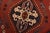 Shiraz Rug 3’9” X 5’3” Red Wool Vintage Tribal Hand-Knotted Oriental Carpet For Sale - Image 4 of 12