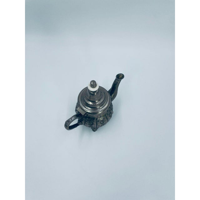 Vintage Moroccan Teapot, 1972 For Sale - Image 6 of 14