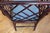 Air of Baker Chinoiserie Lacquered Lounge Chairs With Geometric Lattice Backs & Upholstered Seats For Sale - Image 17 of 18
