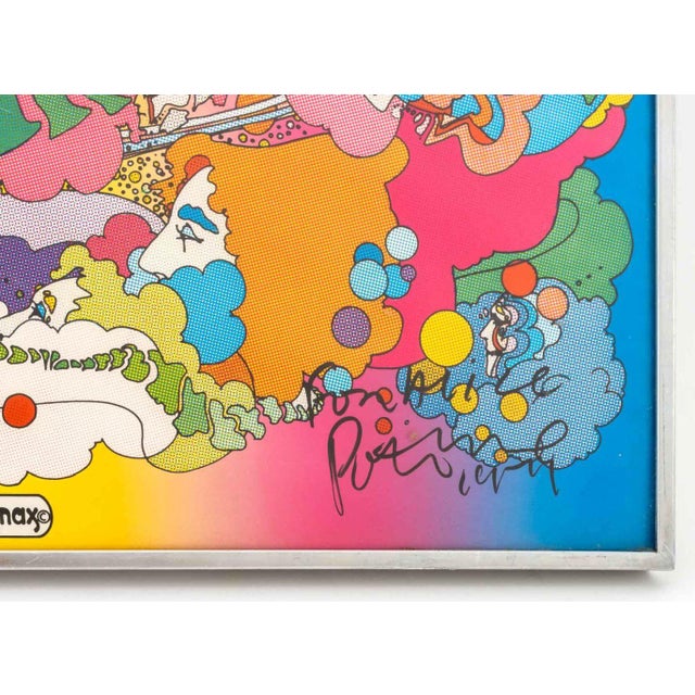 1970s Peter Max "Peace Corps" Lithograph Poster, C. 1970 For Sale - Image 5 of 6