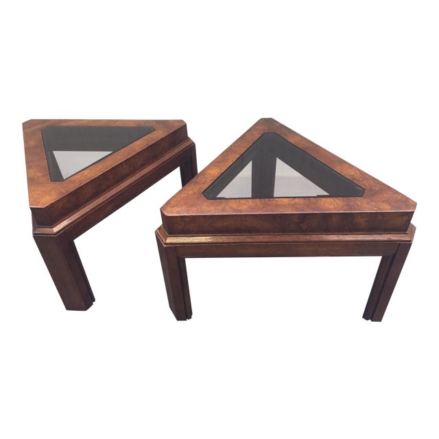 1970s Mid Century Modern Cocktail Side Tables A Pair Chairish