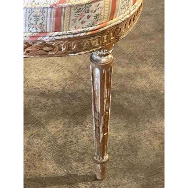 Pair of French Louis XVI Giltwood Side Chairs For Sale In Dallas - Image 6 of 9
