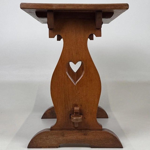 Antique Early 20th Century English Arts & Crafts Golden Oak Coffee Table For Sale - Image 4 of 11