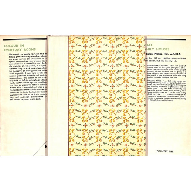 "Colour in Everyday Rooms With Remarks on Sundry Aspects of Decoration" 1934 Ionides, Basil For Sale - Image 11 of 12